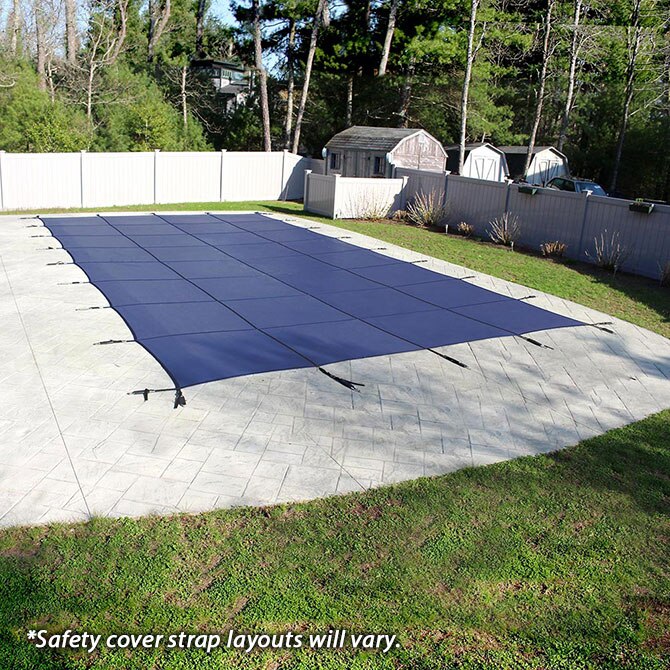 Solid 14 X 28 Drain Blue Wholesale Pool Covers Solid 14 X 28 Drain Blue Wholesale Pool Covers