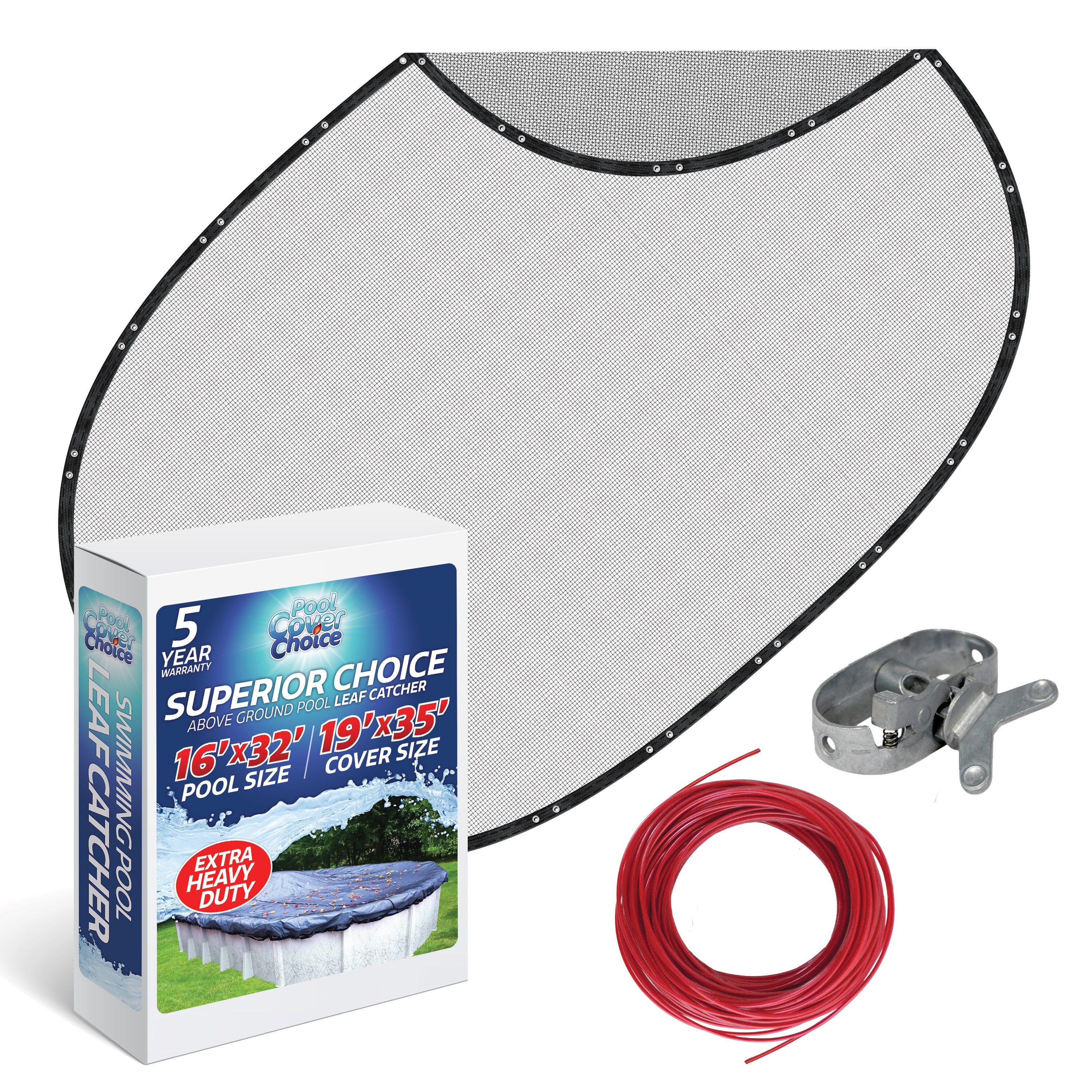 Pool Cover Choice Leaf Net - Thumbnail 2